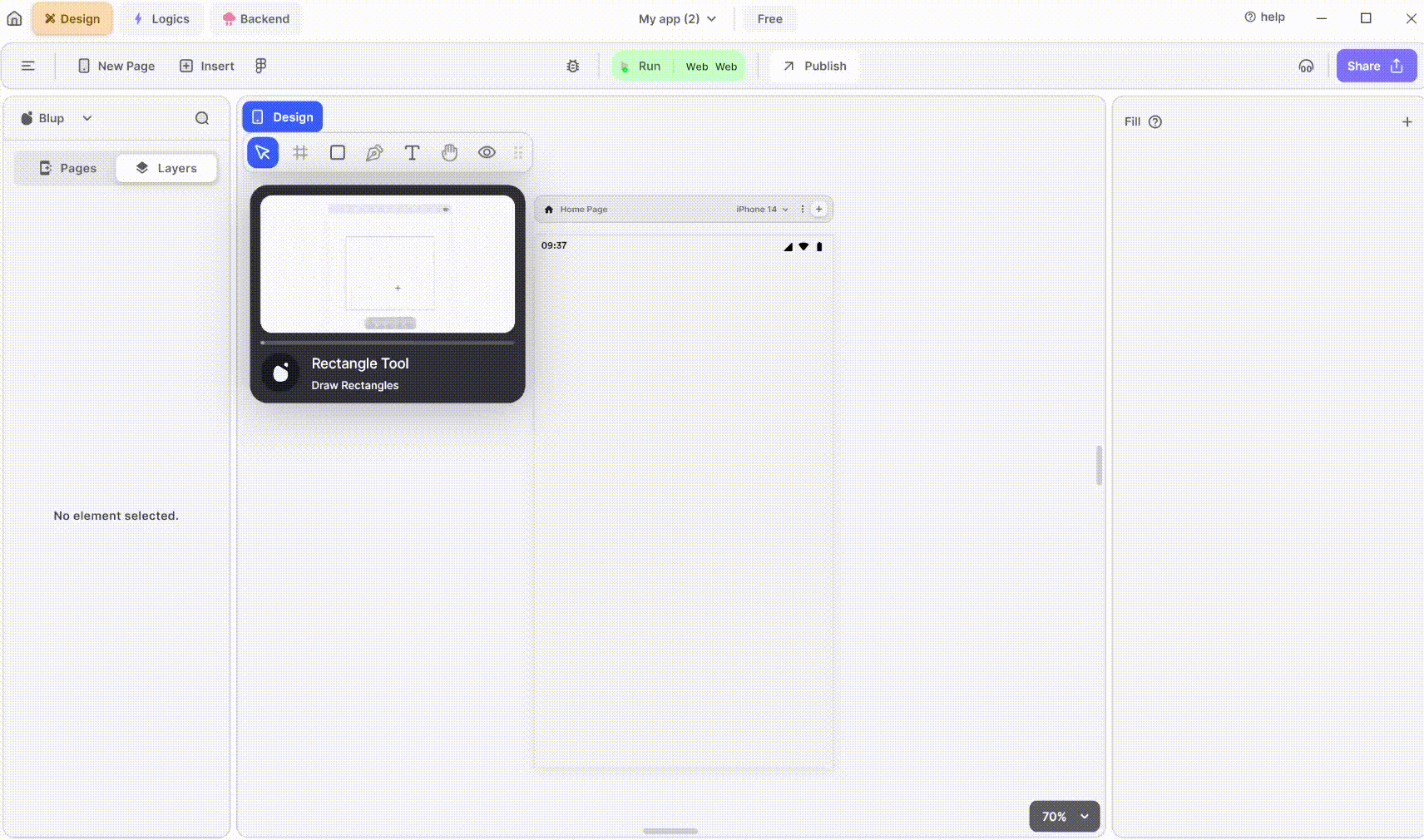 Rectangle UI